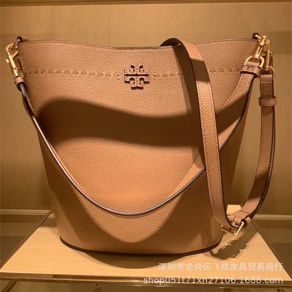 

26% off bag 2024 new launch designer handbag early launch tb litchi grain cowhide single crossbody bucket trendy and stylish deformation big