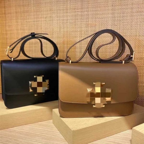 

20% off bag 2024 new launch designer handbag early launch cowhide golden brick tofu one bags versatile small