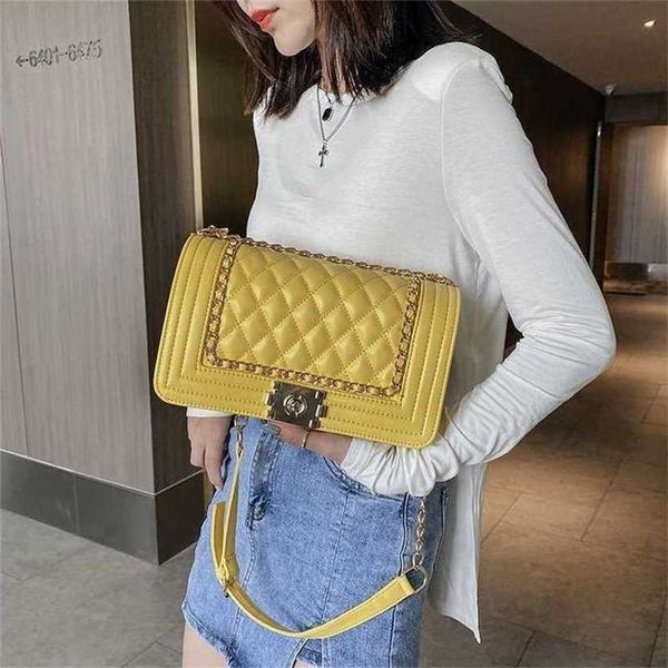 

28% off bag 2024 new launch designer handbag autumn and winter trend korean versatile small fresh lingge embroidered thread chain