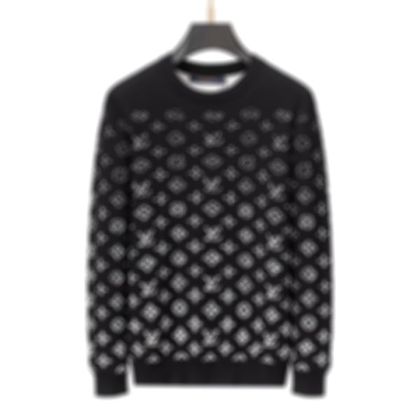 

european and american luxury designer sweaters mens with womens autumn winter long sleeve sweater knitted sweatshirts #001, White;black