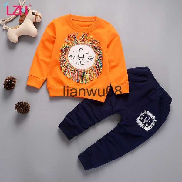 

clothing sets lzh kids boys clothes 2021 new autumn winter children's clothes cartoon ant 2 pcs outfit suits baby boys clothing 15 year, White