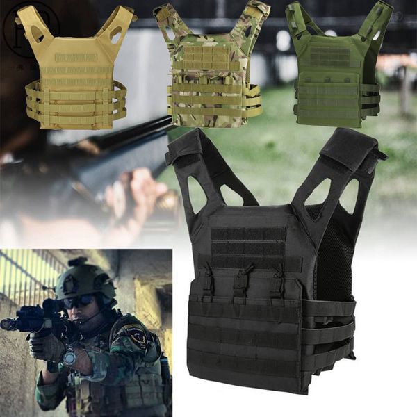 

men's vests 600d hunting tactical vest military molle plate magazine airsoft paintball cs outdoor protective lightweight vest 230827, Black;white