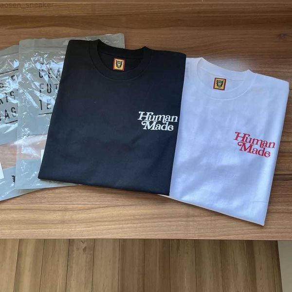 

23 summer leisure girls don not cry human made clothing fashion letter printing t-shirt casual lightweight tee, White