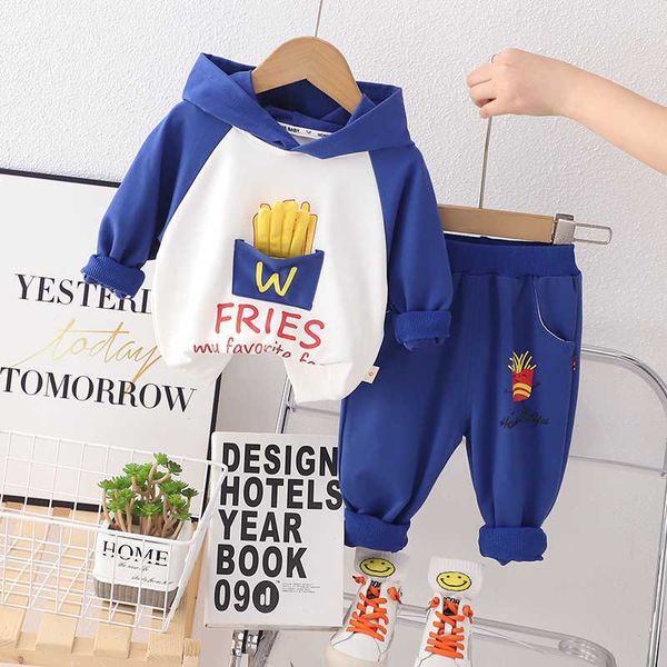 

boys girls cotton children clothing sets fashion baby pants 2pcs/sets spring autumn toddler tracksuits, White