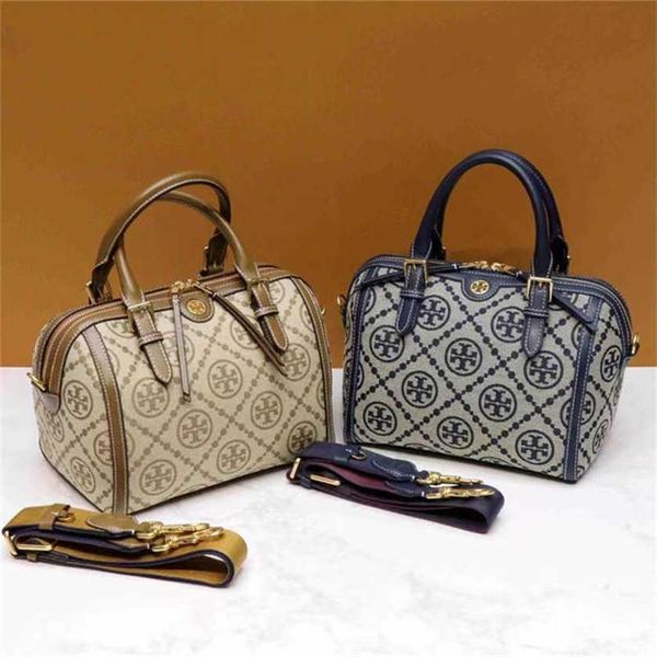 

26% off bag 2024 new launch designer handbag early launch tb classic old flower wine bucket jacquard spliced pillow with versatile style one