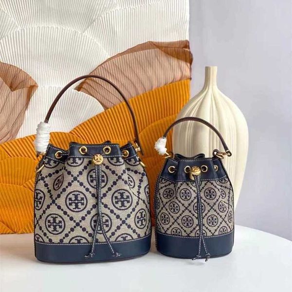 

22% off bag 2024 new launch designer handbag early launch tb women's old flower bucket tote one canvas crossbody metal buckle