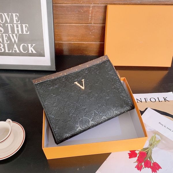 

luxury bags mens wallets gradient sunset glow handbag sunflower letter plaid women men wash bag men storage wallets with card holders pocket, Red;black