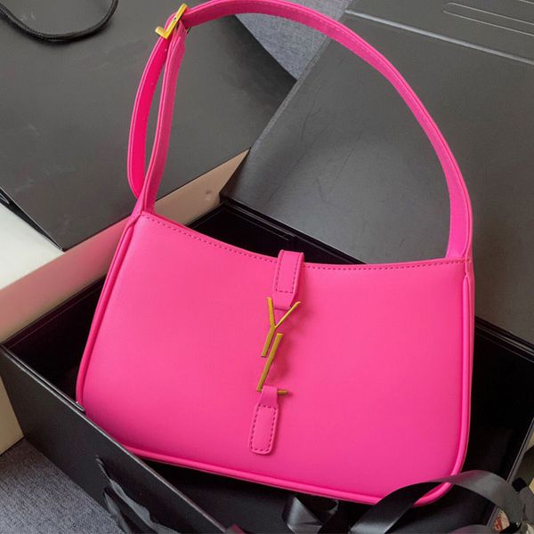 

hobo bag luxury designer womens hobo le5a7 handbag shoulder bag leather letter decoration shoulder bag le 5a 7 designer classic loulou handb