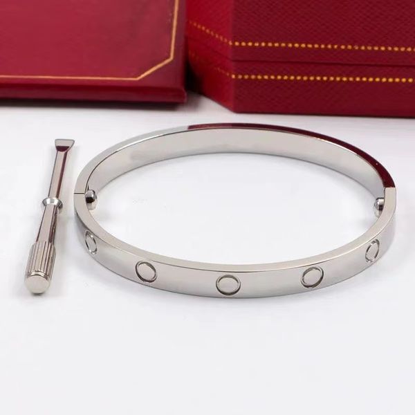 

luxury classic designer bracelets fashion cuff bracelet 316l stainless steel plated 18k gold jewelry valentine's day gift size21,22, Black