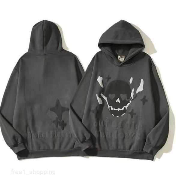 

mens designer broken planet hoodies graphic tee printed y2k hoody 3d foam graffiti letter sweater hip hop harajuku casual sweatshirts pullov, Black