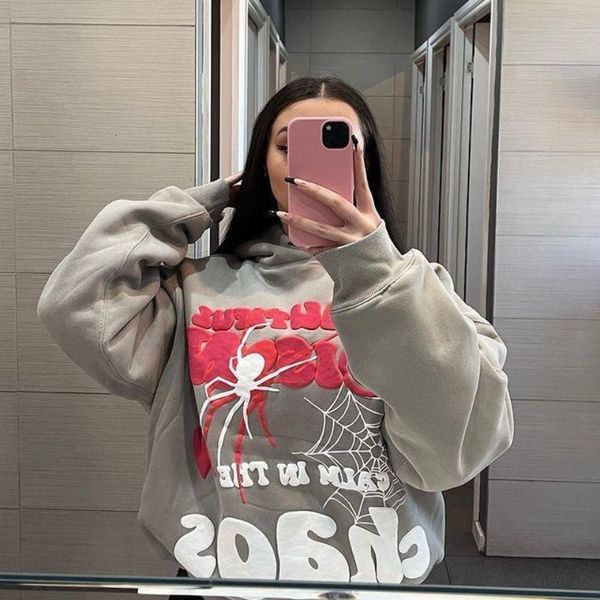 

mens hoodies sweatshirts fall winter letter printed zip up hoodie streetwear women y2k clothing jackets pullover gothic punk clothes 230826, Black