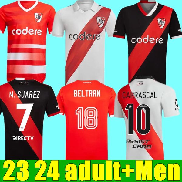 

carrascal 23 24 river plate home soccer jerseys third black 120th anniversary camiseta perez romero de la cruz 2023 2024 away football conce, Black;yellow