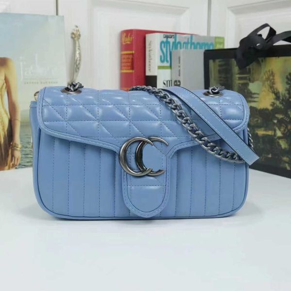 

fashion marmont shoulder bag designer chain bag luxury pu leather classic women handbag messenger crossbody bag cosmetics bags purse