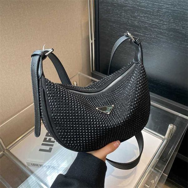 

60% off bag 2024 new launch designer handbag early launch baobao spring fashion underarm full of water diamond one shoulder women's hob