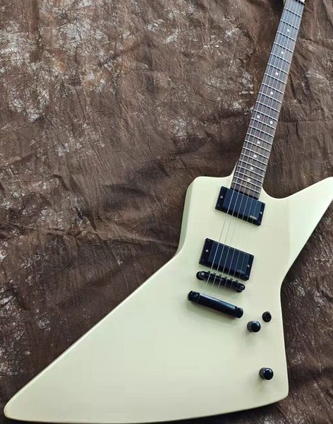

factory customized electric guitar explorer, mahogany body