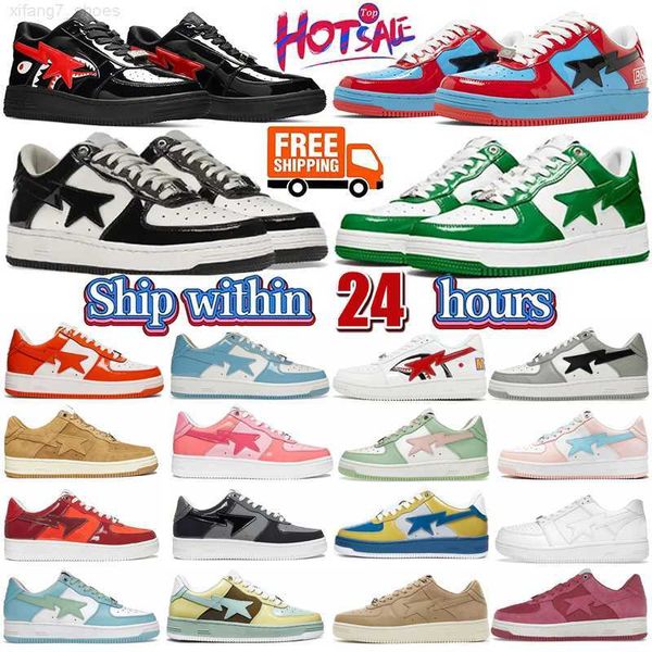 

abc sta casual shoes sk8 low men women color block shark black white pastel green blue suede mens womens trainers outdoor sports sneakers wa