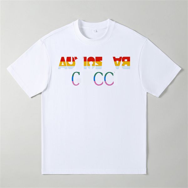 

new short sleeve 2023 men's t-shirt loose men's polo shirt loose women's cargo clothes asian size m-3xl, White;black