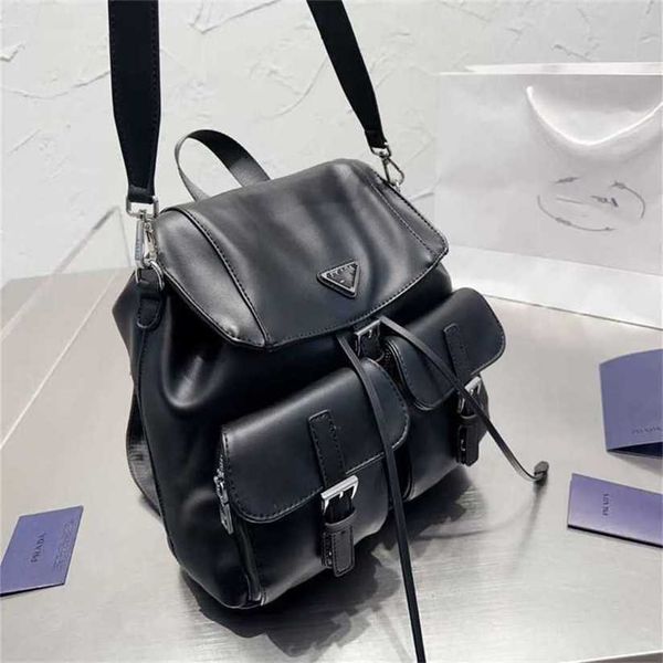 

12% off bag 2024 new launch designer handbag pu soft face shoulder women's spring new versatile high grade schoolbag small backpack
