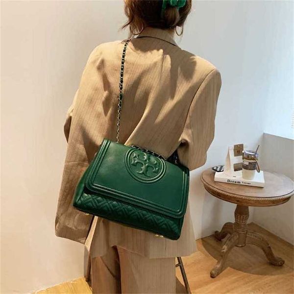 

18% off bag 2024 new launch designer handbag new tb women's big cousin same style lingge chain one shoulder crossbody solid color tasse
