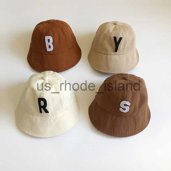 

caps hats fashion letter baby peaked caps 2023 kids baseball cap summer korean soft brim sun visor cap newborn pgraphy props x0828, Yellow