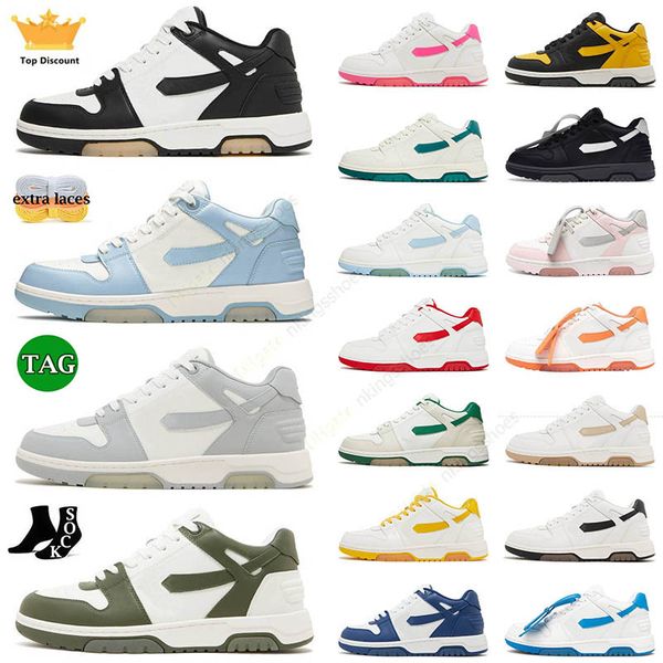 

white out of office sneakers designer casual shoes famous trainers for men women black white yellow vintage leather ow off luxury platform t