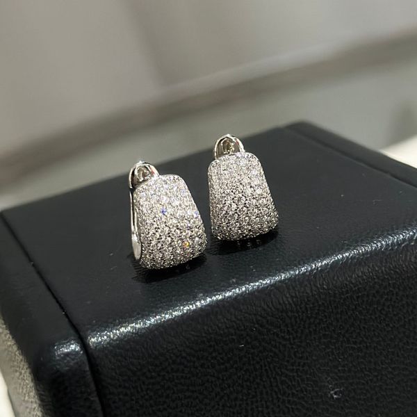 

dupe brand 925 sterling silver full crystal stud earrings for women