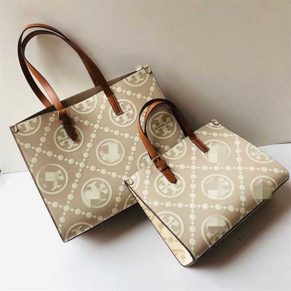 

12% off bag 2024 new launch designer handbag early launch tb women's new contrast embossed handheld tote commuting simplicity