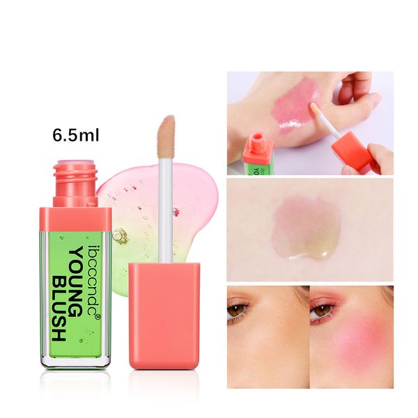 

Matte Young Blush Liquid Color Changing or Tinted Blusher Oil Waterproof Natural Brightening Moisturizing Face Makeup, 01 green color changing blush oil