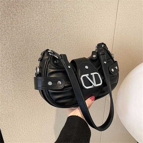 

22% off bag 2024 new launch designer handbag korean exquisite small versatile zipper pleated personalized motorcycle single underarm crossbo