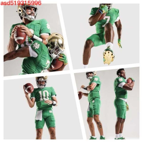 

ncaa football notre dame 2 dj brown 15 ryan barnes 18 chance tucker 5 cam hart 78 pat coogan 47 jason onye 11 ramon henderson 6 clarence lew, Black;red