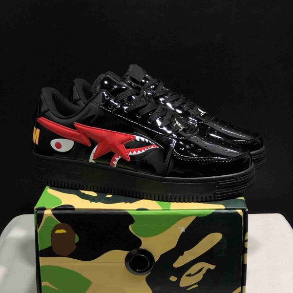 

2023 designers bathing ape casual shoes sk8 low men women black white pastel blue suede sta mens womens trainers outdoor plate-forme sneaker