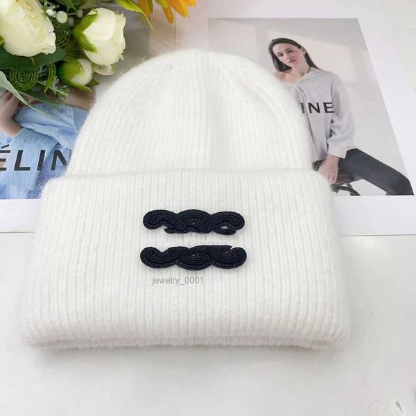 

triumphal arch new rabbit hair knitted hat women's autumn and winter korean version versatile thickened ear protecting om9s, Blue;gray