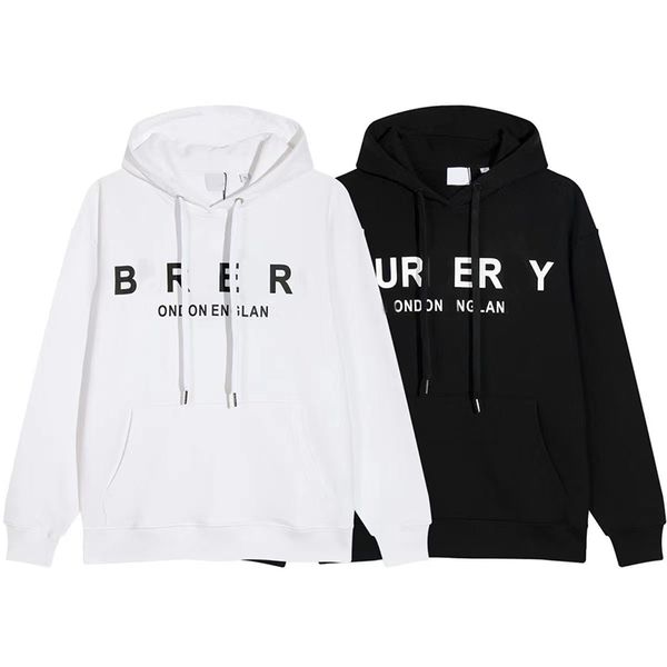 

hoodie mens hoodies women designer hoodie man street autumn winter hooded pullover fashion sweatshirts loose hooded jumper clothing wholesa, Black