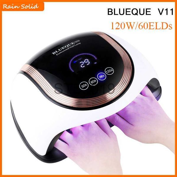 

nail dryers blueque v11 84/90/120w uv led manicure lamp dryer /42/45/60leds used for curing gel varnish tool with sensor lcd display x0828
