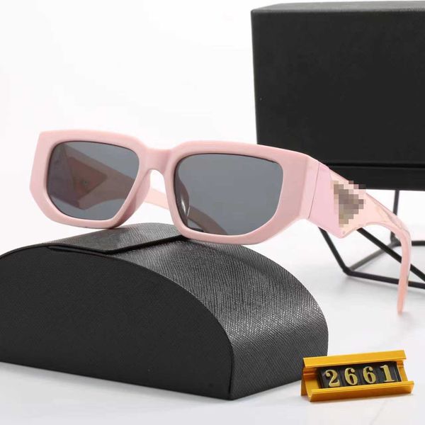 

designer sunglasses for women mens polarized p hd fashion triangle marker ins network red same style daily versatile glasses with logo and b, White;black