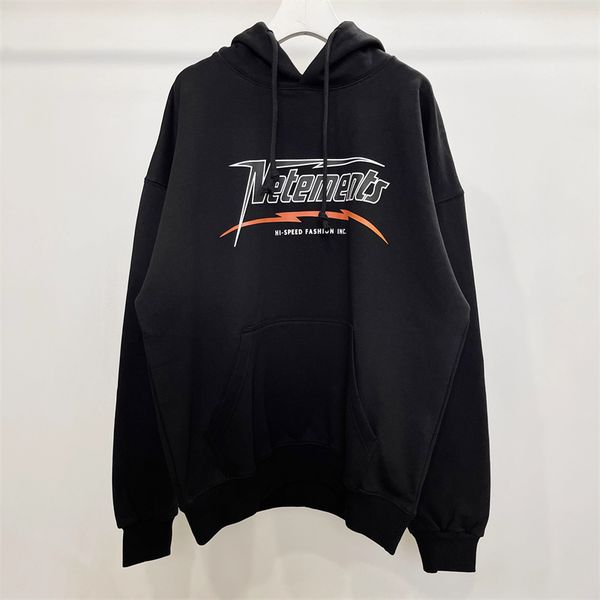 

2023fw hoodie men women 1 quality vintage hooded pullovers, Black;brown