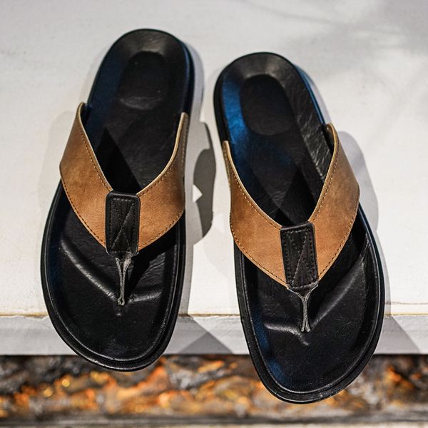 

miller designer flip-flops new rubber slippers sandals floral brocade men's and women's slippers flat slippers fashion striped bea, Black