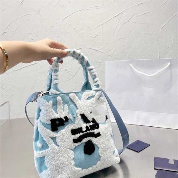 

26% off bag 2024 new launch designer handbag p wedding canvas high craft towel embroidered tote vertical soft handle open autumn and winter