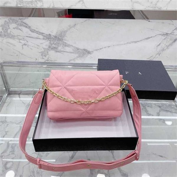 

12% off bag 2024 new launch designer handbag p married casual simple and fashionable big ling grid flip women's chain one shoulder larg