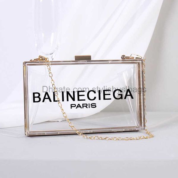 

luxury bag designer bag crossbody bag women bags dinner bag shoulder bag chain bag acrylic bag clear bag solid color bag square bag stylishy