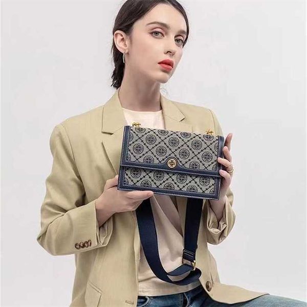 

18% off bag 2024 new launch designer handbag early launch tb old flower organ new women's fashion colored small square versatile wide s