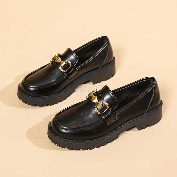 

dress shoes 2023 new women's heel shoes spring leisure comfort loafers versatile elegant classics outdoor women's shoes l0828, Black