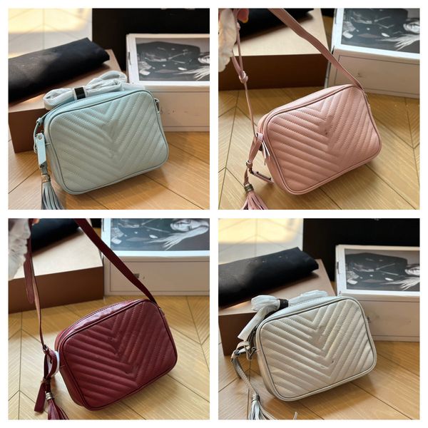 

mini loulou camera bag handbag luxury designer crossbody bag genuine leather designer purse hobo bag metal tassel fashion women disco should