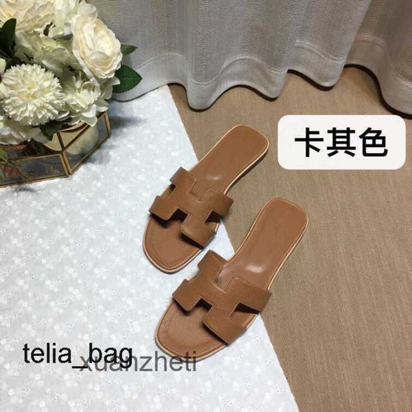 

sandal women's designer oran slippers bear shoes slipper color versatile summer matching leatone line for tourism wear flat bottomed be