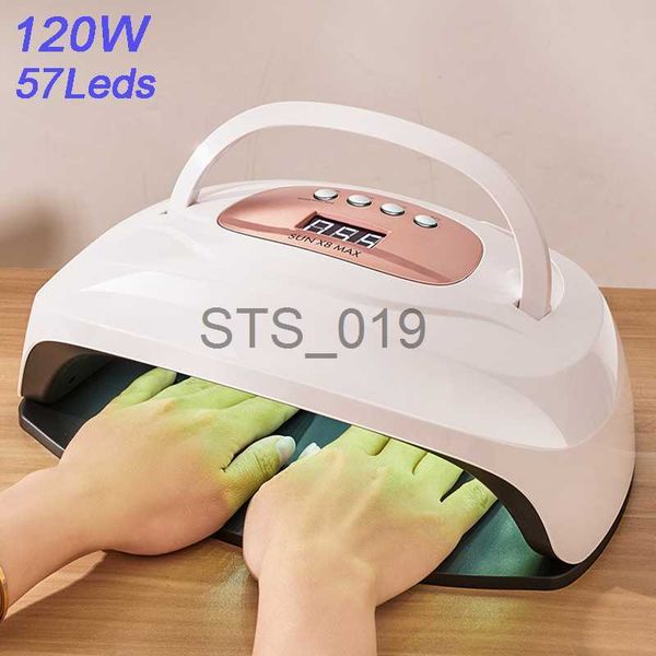 

nail dryers high power led uv lamp nail dryer 57 pcs leds fast drying nail gel polish manicure gel lamp with motion sensing lcd display x082
