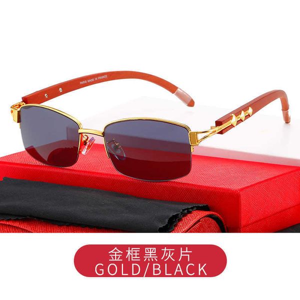 

fashion designer cool sunglasses 2023 new kajia metal diamond mensh alfframebu sinesssu nglasseswo menswoo denleg gl, White;black