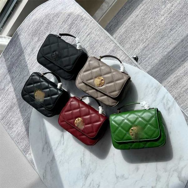 

20% off bag 2024 new launch designer handbag early launch xiaoxiangfeng women's goat skin lingge chain large capacity square fat man on