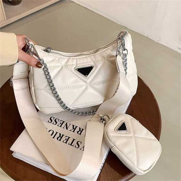 

13% off bag 2024 new launch designer handbagkorean embroidered thread lingge shoulder new ins small chain casual crossbody women's