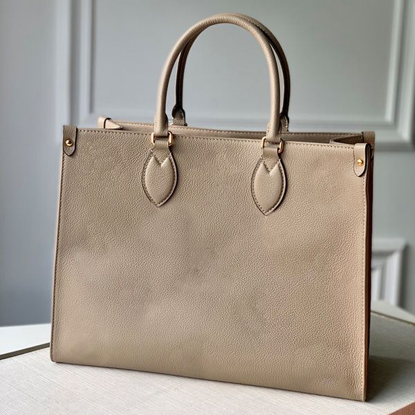 

designer handbag genuine leather shopping bag 35cm luxury tote bag delicate knockoff women bag with box