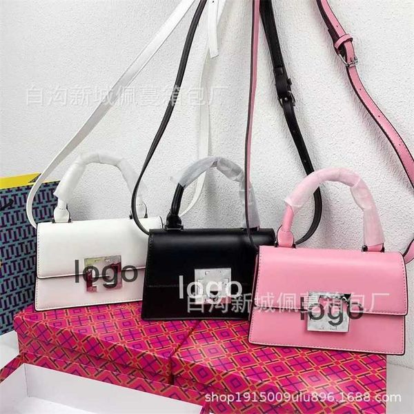 

13% off bag 2024 new launch designer handbagearly launch tb new candy color lock buckle cowhide large capacity wind one shoulder crossbody g